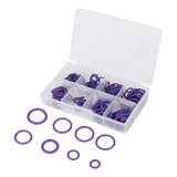 Caixa Anel Oring Roxo Ar Condicionado Automotivo 145 Peças