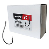 Caixa Anzol Super Maruseigo N 24 Marine 50 Unidades Pesca