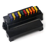 Caixa Base Porta Fusivel Lamina 10 Vias Universal Rgv