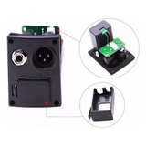 Caixa Bateria 9v Captador Ativo Equalizador Violão Xlr P10