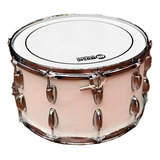 Caixa Bateria Phx 14x8 Madeira Branco Cromado Pele Cristal Cor Do Casco Madeira Verniz