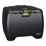 Caixa Baú Moto 140 Litros Preto Entrega Delivery Motoboy