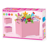 Caixa Bau Organizador De Brinquedos Infantil
