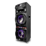 Caixa Bluetooth Torre Amplificada 2x Woofers 1300w Gradiente