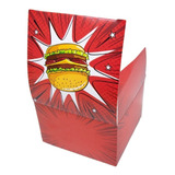 Caixa Box Embalagem Para Hambúrguer Artesanal