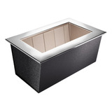 Caixa Braseiro Churrasqueira Gourmet De Embutir 80x45