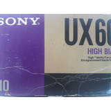 Caixa C 10 Fitas Cassete Sony