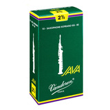 Caixa C 10 Palhetas Vandoren Java Para Sax Soprano N 2 5