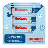 Caixa C 12 Lenços Umedecidos Huggies Tripla Proteção 1056 Un