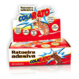 Caixa C 20 Ratoeiras Adesivas Cola Rato Armadilha Pega Rato