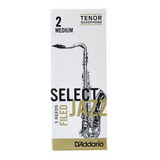 Caixa C 5 Palhetas Select Jazz Filed Sax Tenor 2 Medium