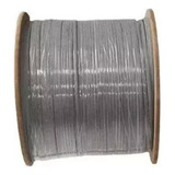 Caixa C 500m Cabo Fibra Óptica Mini Drop Flat 01fo Cinza