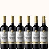 Caixa C 6 Unidades Do Vinhos Tarapacá Reserva Carmenere 750 Ml