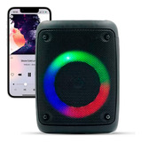 Caixa Caixinha De Som Bluetooth Alto Falante Speaker Tws Rádio Pen Drive Cartão Sd Portátil Music Led Rgb