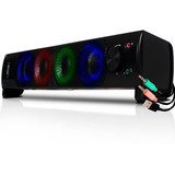 Caixa Caixinha De Som Gamer Soundbar Rgb Pc Tv Computador