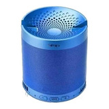 Caixa Caixinha De Som Portátil Bluetooth Mp3 Usb Cartão Sd Cor Azul 110v 220v