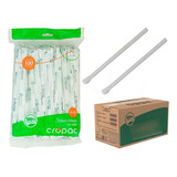 Caixa Canudo Colher Mexedor Para Caipirinha 5 8mm 1 200 Und Cor Translúcido