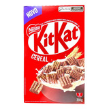 Caixa Cereal Kitkat Nestlé Cereal Matinal Kit Kat 210g
