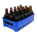 Caixa Cesto Engradado Cerveja 300ml P 15 Garrafas Colorido