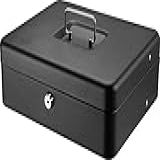 Caixa Cofre SentrySafe Money Safe CB 12 Com Bandeja Para Dinheiro E Fechadura Com Chave Preta