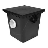 Caixa Coletora De Gordura Grande Metasul Preto Com Cesto