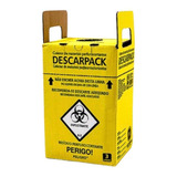Caixa Coletora Perfuro Cortante 3l Descarpack Agulha Tattoo