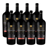 Caixa Com 8 Vinho Tinto De Mesa Suave Selecao Pergola 1 Lt