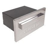 Caixa Correio Ideallume Embutir Inox 20cm Profundidade Luxo Full Cor Correio Inox