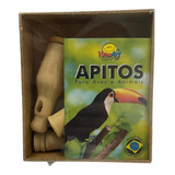 Caixa De 05 Apitos De Aves Silvestres Newart