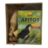 Caixa De 5 Apitos De Aves Silvestres Tampa Cd Ref 163