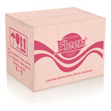 Caixa De Absorvente Feminino Fleen Com Abas 384 Unidades Atacado