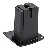 Caixa De Bateria De Guitarra Suporte De Bateria De 9v Couro Pu Guitarra Elétrica Captador De Baixo Capa De Bateria Bolsa Baioneta Quadrada