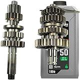 Caixa De Câmbio Marcha Completo C100 Biz 1998 A 2005 Partida De Pedal E Elétrica Com óleo