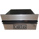 Caixa De Cartas Correio Inox Grande Muro 25x36x16 Promoção 