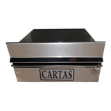 Caixa De Cartas Correio Inox Para Muro 20 X 23 X 11
