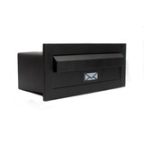 Caixa De Correio Embutir Muro Parede Aço Inox Moderna 20 Cm
