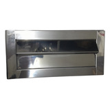 Caixa De Correio Hd Inox Modelo Carta Preto Fosco 29x14 Cm