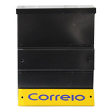 Caixa De Correio Portão Vertical Preta Cor Preto