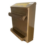 Caixa De Correio Pvc P Grade P Revista E Jornal Cor Bronze