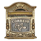 Caixa De Correios E Correspondência Para Embutir Muro Parede Colonial Alumínio Fundido Modelo 13 Excelente Acabamento