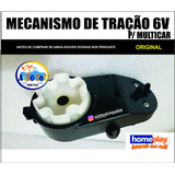 Caixa De Engrenagem Com Motor 6v