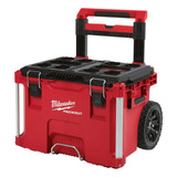 Caixa De Ferramentas Packout Milwaukee 48 22 8426 C Rodas Cor Vermelho