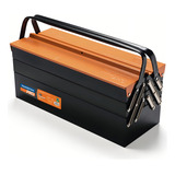 Caixa De Ferramentas Tramontina 44952000 De Metal 205mm X 530mm X 240mm Laranja E Preta