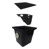 Caixa De Gordura 42 Litros Com Cesto De Limpeza 41x41x41cm