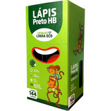 Caixa De Lápis Preto Hb C 144 Unid Material Escolar Atacado