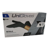 Caixa De Luvas Descartaveis C 100 Un Nitrilica Preta Black