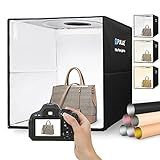 Caixa De Luz Portátil Para Estúdio Fotográfico PULUZ 40 6 Cm X 40 6 Cm Kit De Barraca De Tiro Profissional Regulável Com 160 Luzes LED E 6 Tipos De Fundos Coloridos De Dupla Face Para Fotografia De