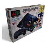 Caixa De Madeira Mdf Mega Drive Japones Sonic