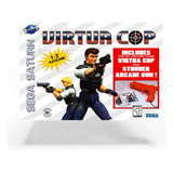 Caixa De Madeira Mdf Pistola Laranja Sega Saturn Virtua Cop