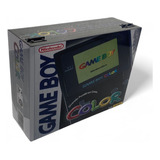 Caixa De Mdf Game Boy Color Preto Com Porta Cartuchos